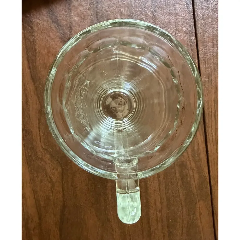 Vintage 1960's Falstaff Beer Mug Clear Glass 12 oz 7